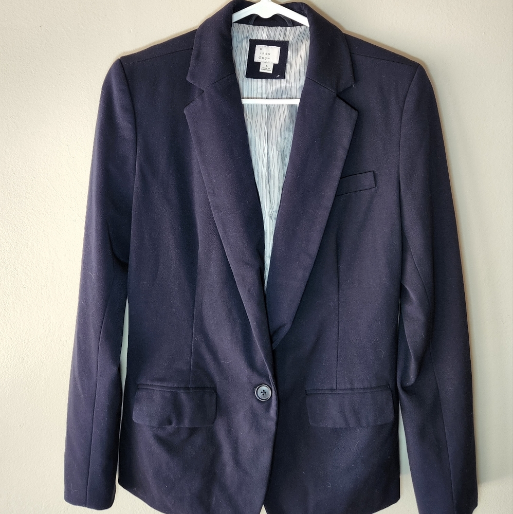 A New Day Navy Blue Women's Blazer
